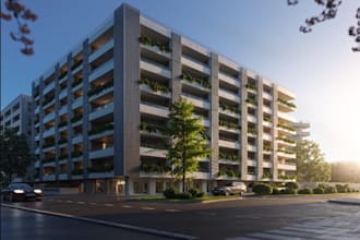 remodel apartment 3d visualization, house exterior, interior, rendering, 2d plan
