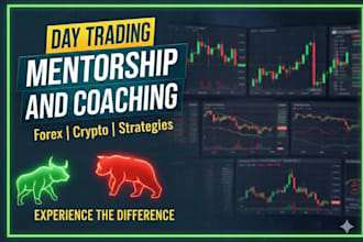 provide online crypto, forex trading lessons and be your trading mentor
