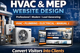 design hvac, mep, plumbing, electrical and manual j hvac website