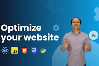 optimize performance of your website in react and python