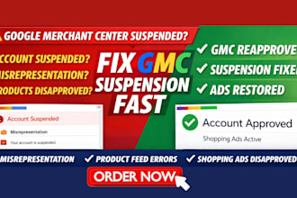 fix google merchant center suspension and reapprove gmc