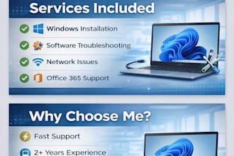 fix windows, outlook, and desktop issues remotely