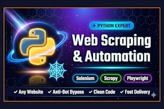 build a python web scraping and automation script for any website