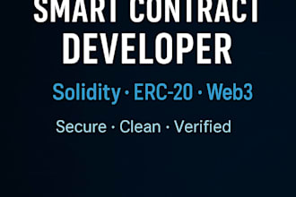 develop and deploy smart contracts for web3