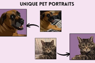 draw your pets portrait