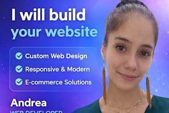 design a professional portfolio website for creatives