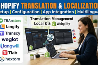 setup shopify translation transtore langify transcy weglot langwill tlab hextom