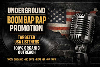 promote underground boom bap rap to USA listeners