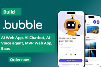 develop bubble ai chatbot ai voice agent app ai mvp app bubble ai website