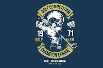 design high quality golf logo with unlimited revision