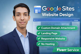 create professional website using google sites with content