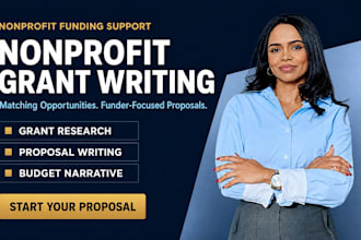 research grants and write nonprofit grant proposals and applications