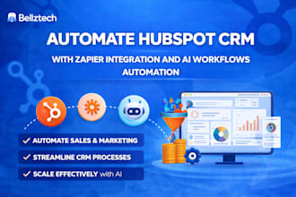 automate hubspot CRM with zapier integration and ai workflows automation