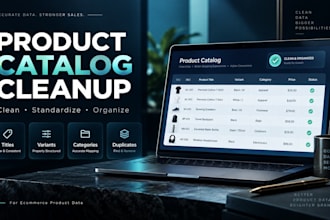 clean and standardize your ecommerce product catalog data
