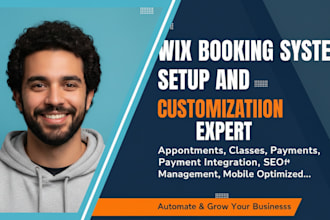 wix booking system, wix website,  wix velo, wix automation wixcms for ecommerce