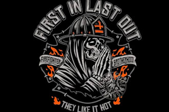 design high quality fire department logo with unlimited revision