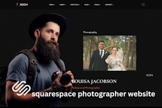 develop museum art gallery website squarespace photographer portfolio website