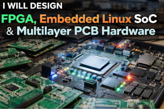 design fpga, embedded linux soc and multilayer pcb hardware