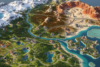 create low poly roblox maps, minecraft for servers, youtubers, roleplay, pvp