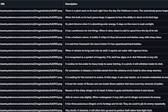 build a web scraping script using python or nodejs