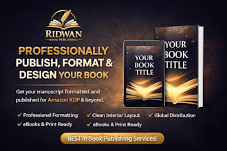 professionally publish format and design your book for global