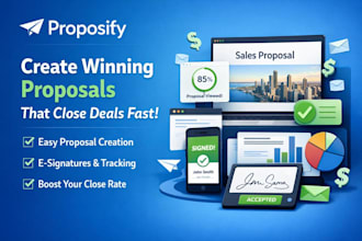 convert PDF and word proposals into proposify templates and integration
