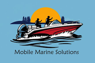 design logo for fishing boat or charter business