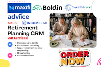 setu retirement planning calculator boldin maxifi wealthtrace adviice income lab