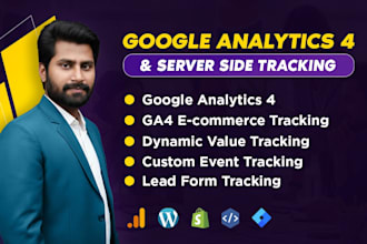 setup google analytics 4 ga4 ecommerce and lead tracking via GTM