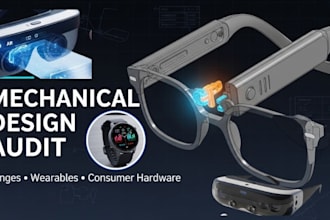 mechanical design audit for consumer hardware, hinge systems and wearables