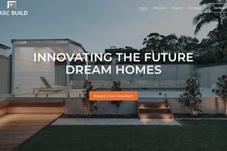 build wix home inspector website property surveyor building website