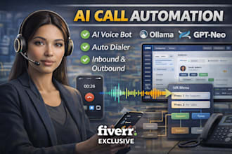 do ai voice bot, ai auto dialer, ollama4 gpt neo, voip, inbound, outbound call