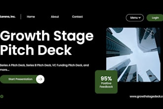 design series a b pitch deck startup vc funding growth stage pitch deck