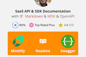 develop an API documentation for your saas or b2b product