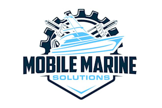 create a custom boat and marine logo design