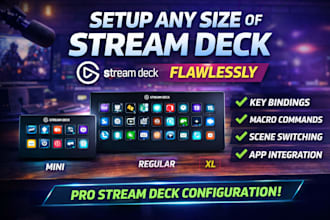 setup any size of stream deck flawlessly