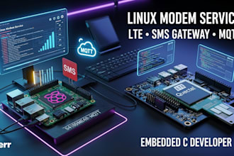 do linux modem service, embedded lte SMS gateway for quectel and arm boards