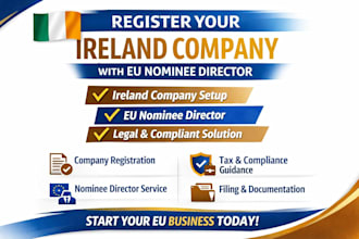 register your ireland UK company with eu nominee director