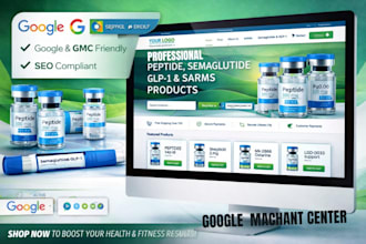 build peptide website with gmc, semaglutide glp1 nutracueutical saarms website