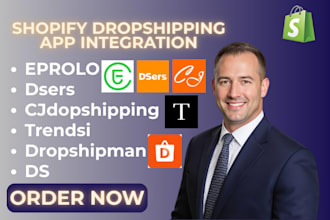 setup shopify dropshipping eprolo dsers cjdopshipping trendsi dropshipman autods