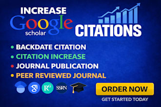 increase google scholar citations, backdated citation in indexed journals