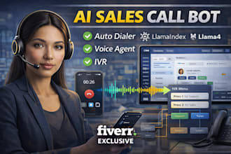 create ai phone bot for lead calling, appointment booking with IVR