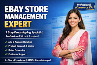 do ebay 2 step dropshipping ebay listing account management