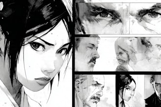 draw graphic novel and comic book illustration