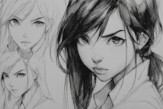 sketch you anime sketch art