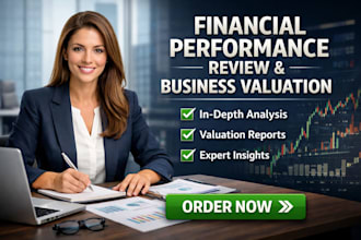 perform financial performance review and business valuation