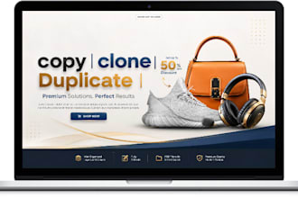 copy clone duplicate shopify store design