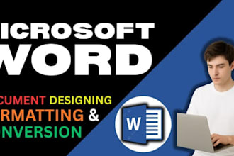 professionally format microsoft word documents, design templates, convert PDF