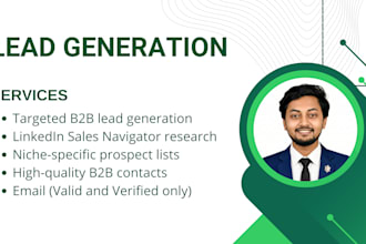 do targeted b2b lead generation and verified email list