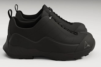 do 3d shoe design, 3d shoe modeling, 3d design, and 3d footwear visualization,